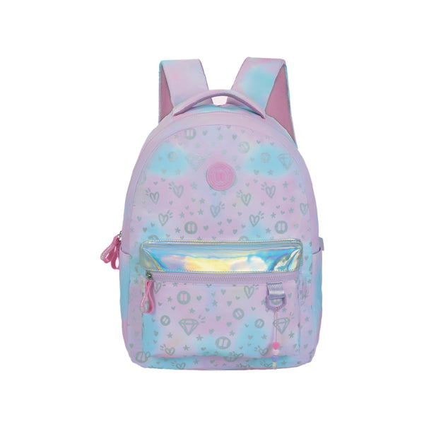 pause shine heart Backpack school 2025 design with pen pouch