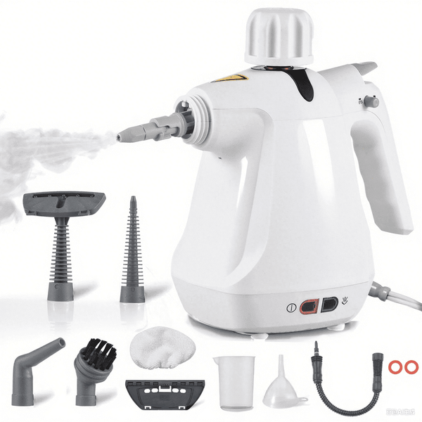 جهاز التنظيف بالبخار TOBI Steam Cleaner TB958 مع 6 ملحقات تنظيف، منظف بخاري TOBI Steam Cleaner DF-958 سعة 350 مل، منظف بخاري TOBI Steam Cleaner DF-958 سعة 350 مل