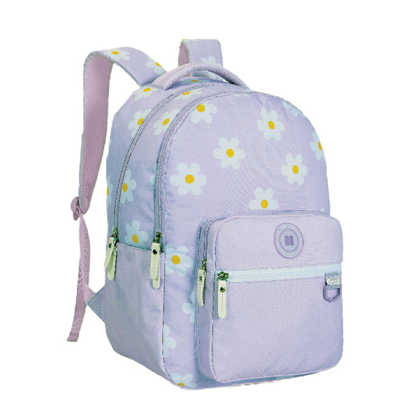 pause big flower Backpack school 2025 design with pen pouch