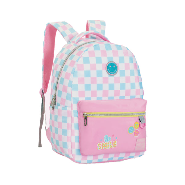 pause smile Backpack school 2025 design with pen pouch