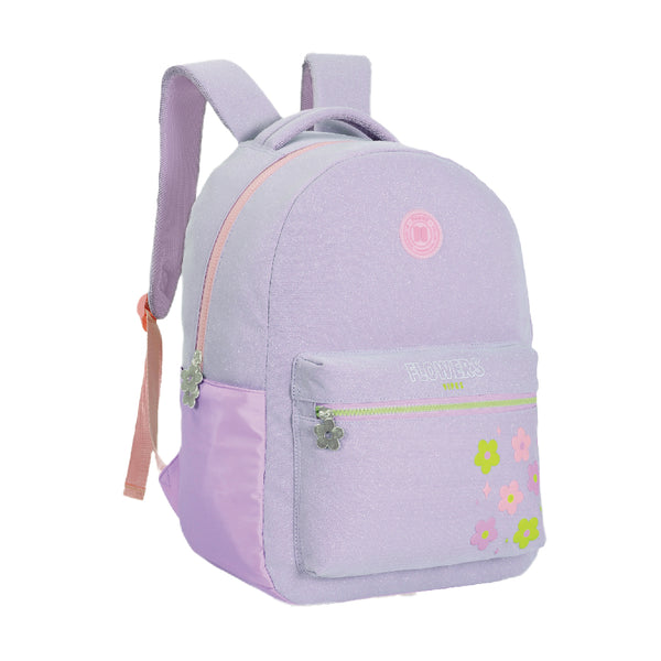 pause flower vipes Backpack school 2025 design with pen pouch